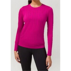 Lululemon Swiftly Breathe Long Sleeve *Fetching Lines Size 6